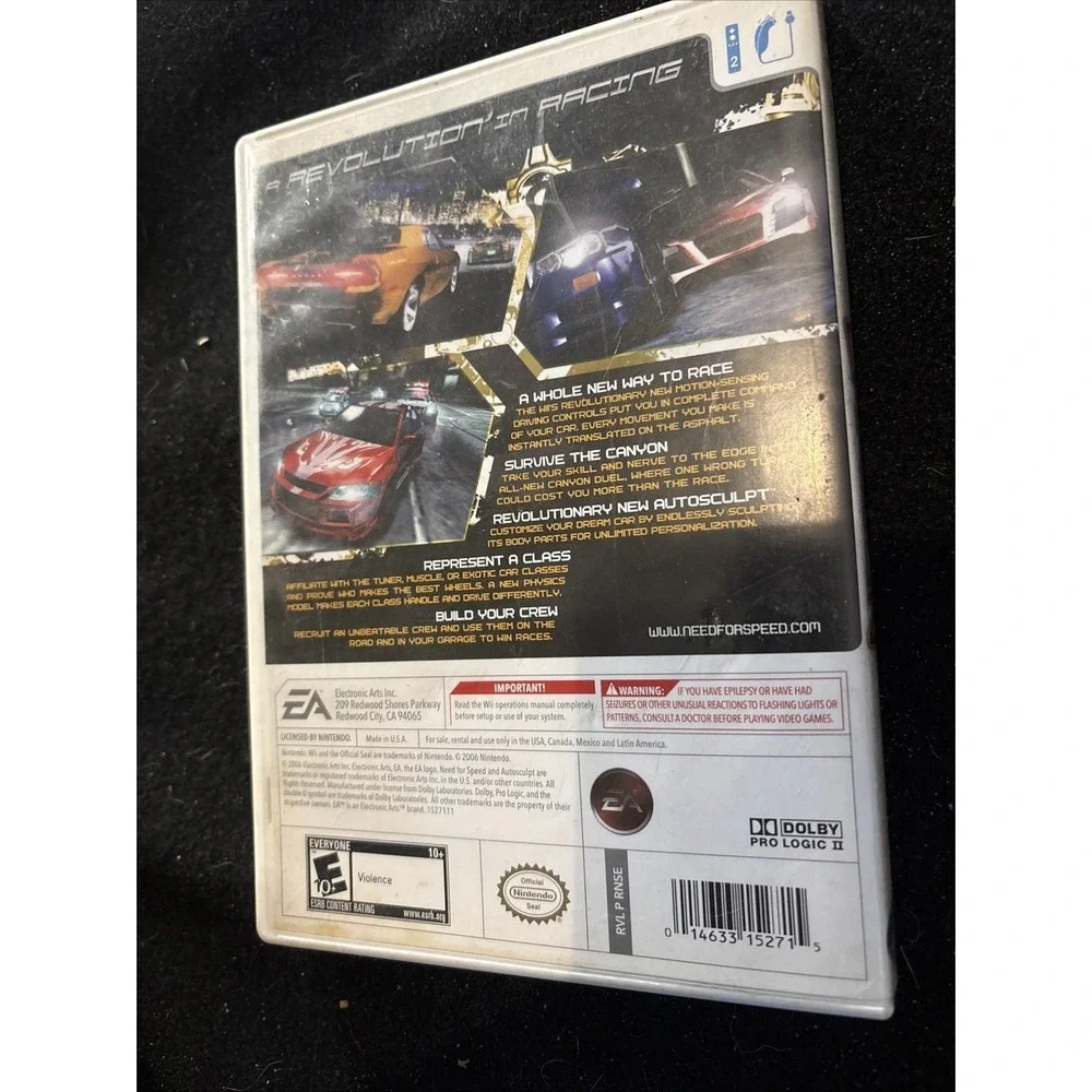 Need for Speed Carbon - Nintendo Wii